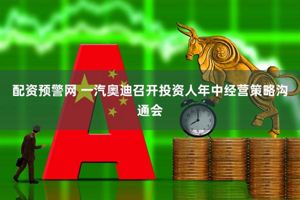 配资预警网 一汽奥迪召开投资人年中经营策略沟通会